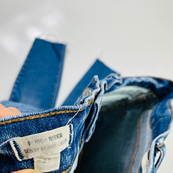 Madewell 9"‎ High-Rise Skinny Crop Jeans in Bruce Wash Size 27 - Picture 11 of 12
